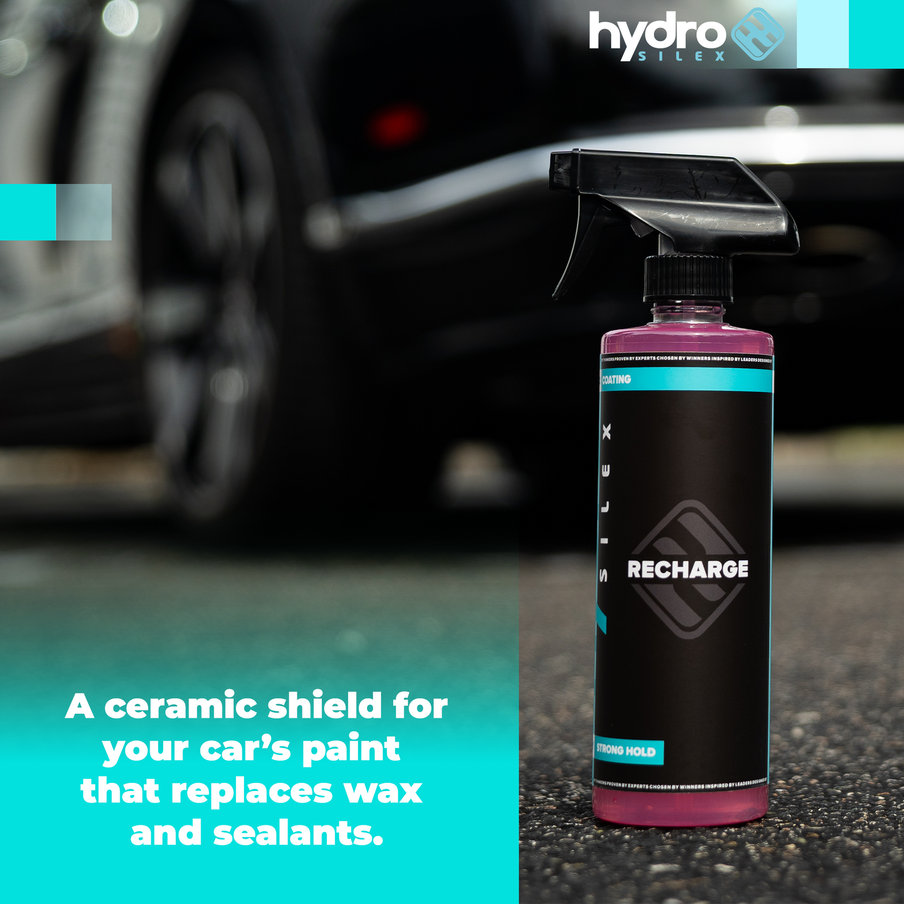 HydroSilex Recharge Ceramic Spray Coating is our flagship product and the  center of our entire product line. Recharge is the ideal ceramic…